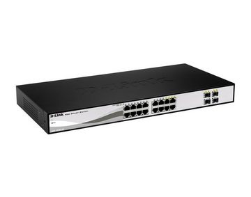 D-Link Switch 12x100/1000TX 4x1000TX/SFP PC