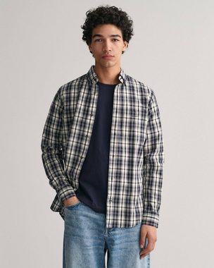 Gant Langarmhemd Herren Hemd ARCHIVE POPLIN PLAID SHIRT Regular Fit (1-tlg)