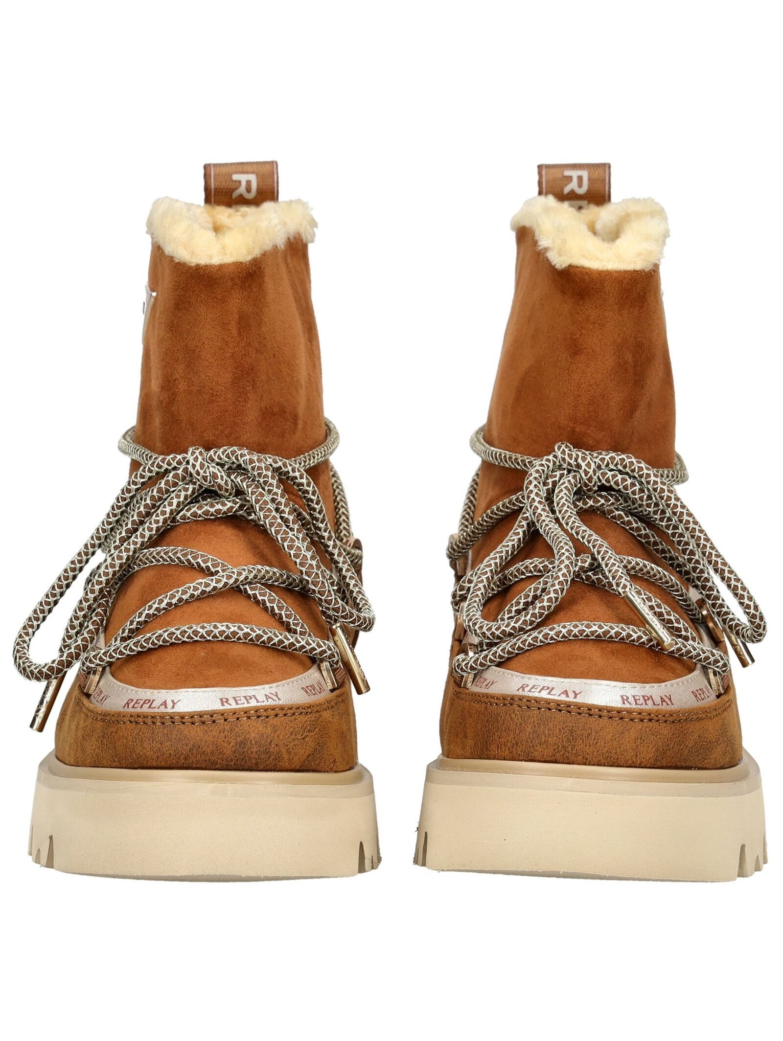 Replay Replay Stiefelette Lederimitat/Textil Schnürstiefelette