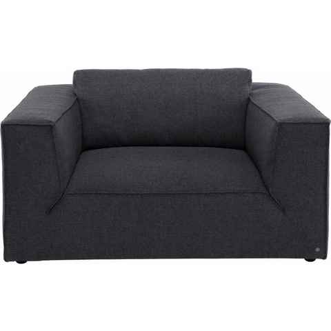 TOM TAILOR HOME Loveseat BIG CUBE STYLE, mit bequemen Stegkissen, extra große Sitztiefe, Breite 147 cm