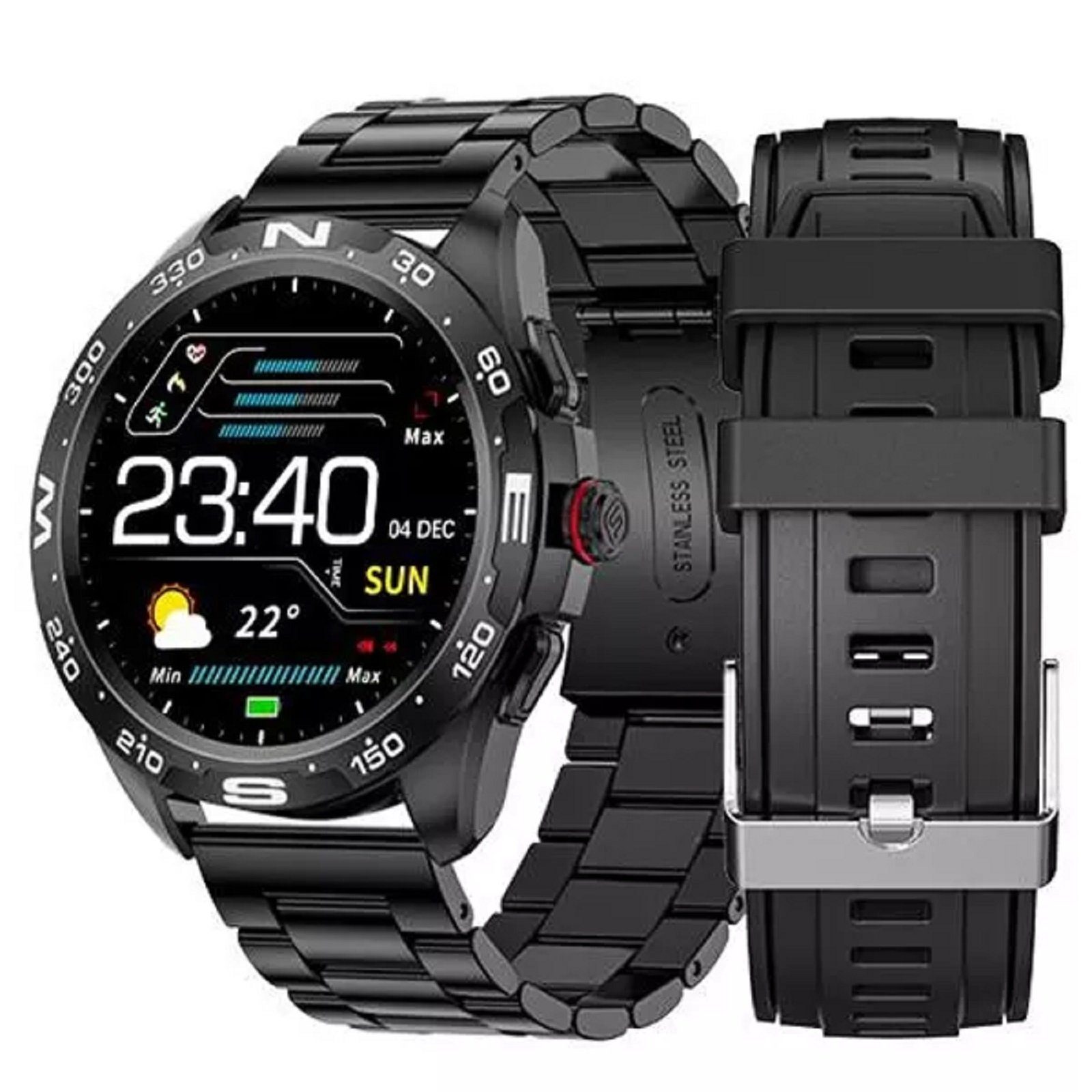 Lige BW0327 Smartwatch (1,32 Zoll), HD-Bildschirm, 260mAh, IP67, Mehrere Sportmodi, Bluetooth-Anruf