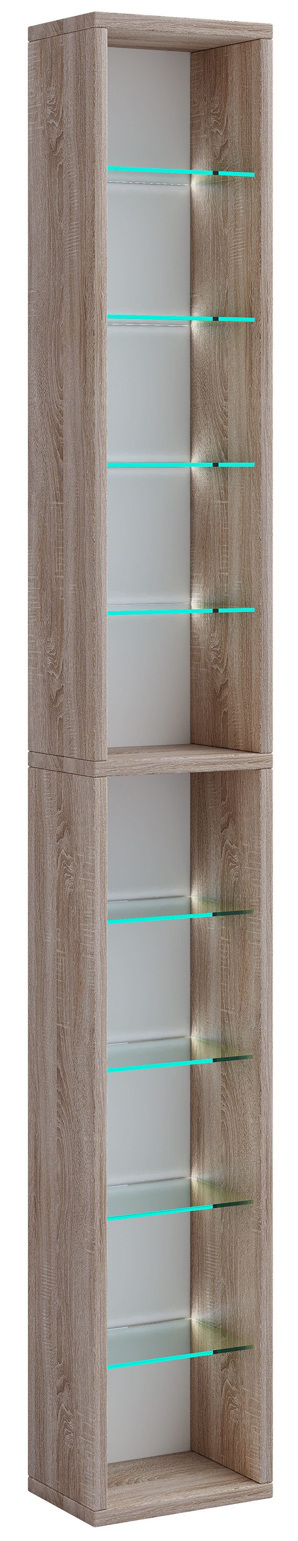 VCM Standregal Holz CD DVD Stand Aufbewahrung Regal Rasato XL günstig online kaufen