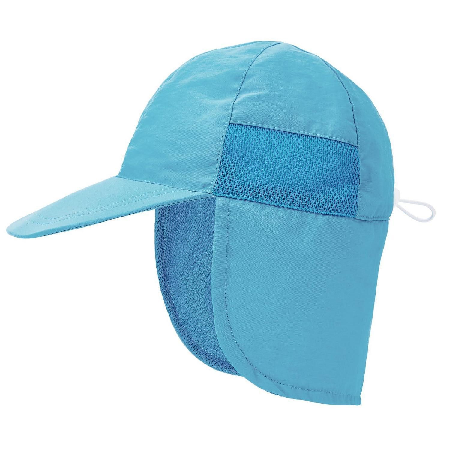 LuxusKollektion Sonnenhut Sonnenhut Baby Nackenschutz UV Schutz 50 Verstellbar Blau 12-24 Monate