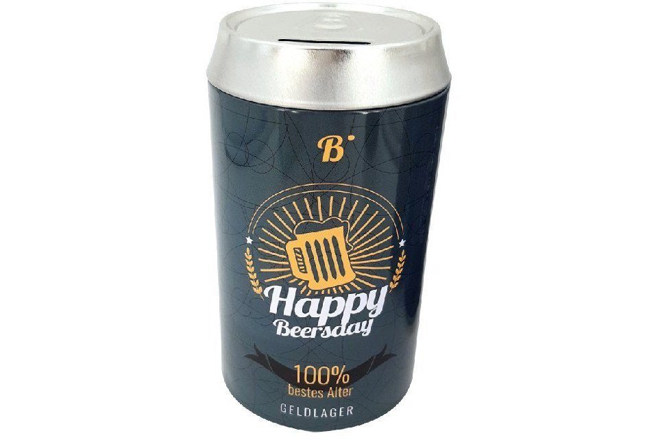 HERGO Creation Spardose Bier-Spardose Happy Beersday