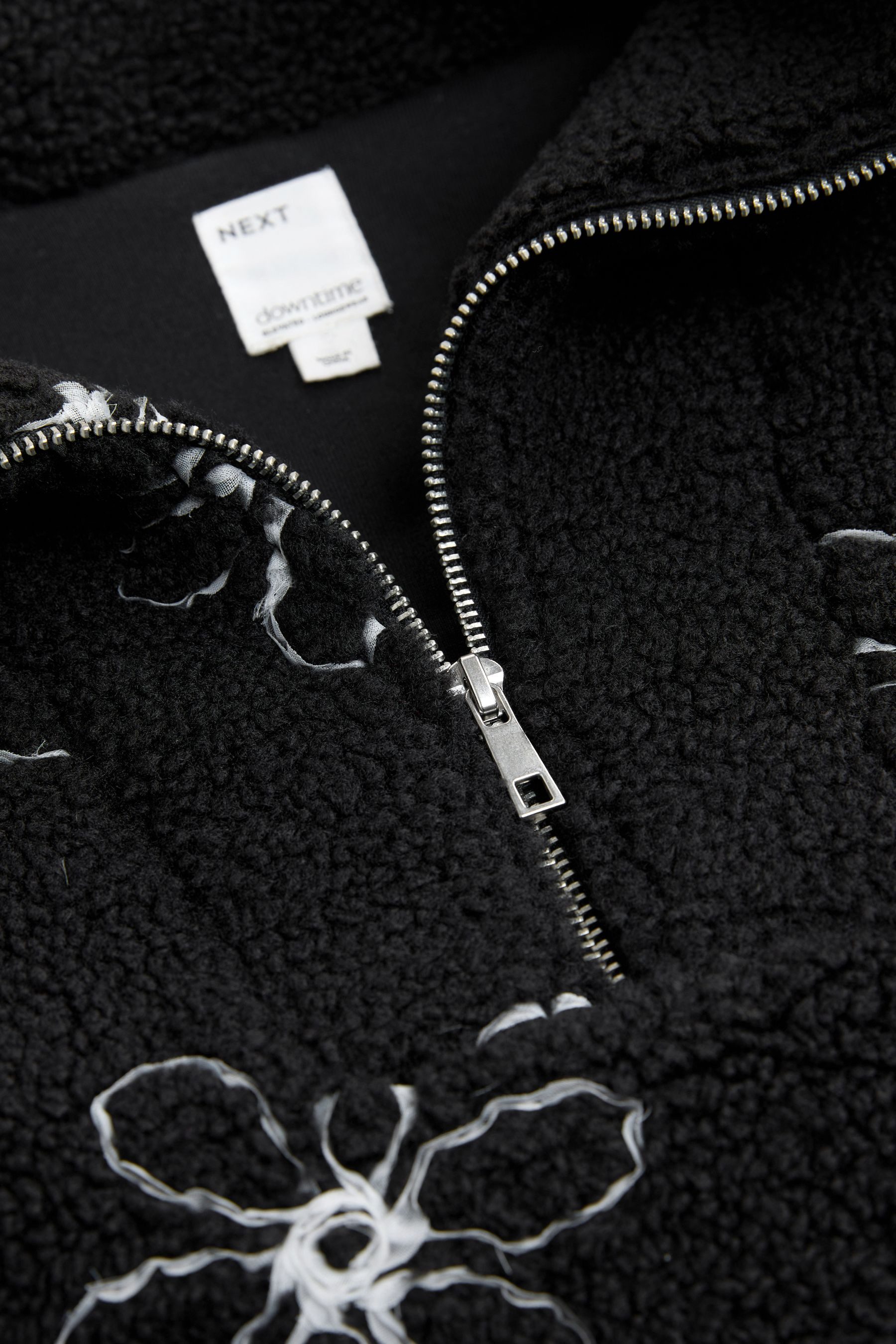 Next Fleecejacke Borg-Pullover mit halblangem Reißverschluss (1-St) günstig online kaufen