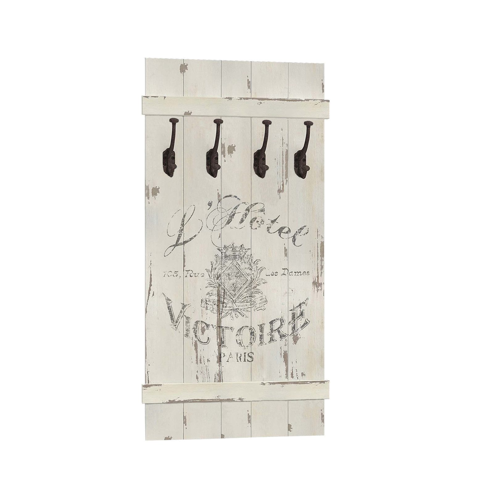 HTI-Line Garderobenpaneel Garderobe Victoire (Stück, 1 St., 1x Wandgarderobe, ohne Dekoration), Kleiderhaken