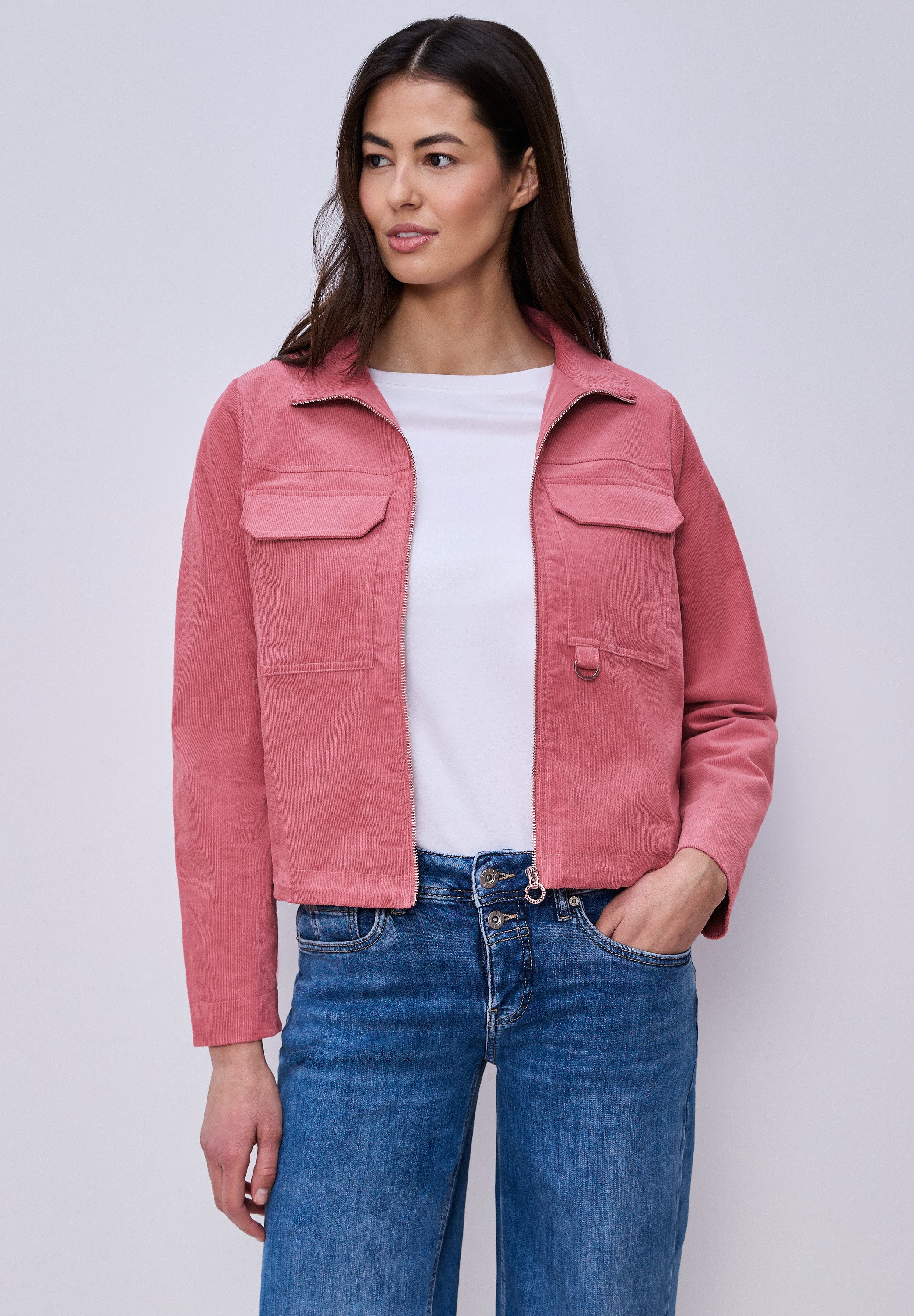 STREET ONE Cordjacke in Cord-Optik