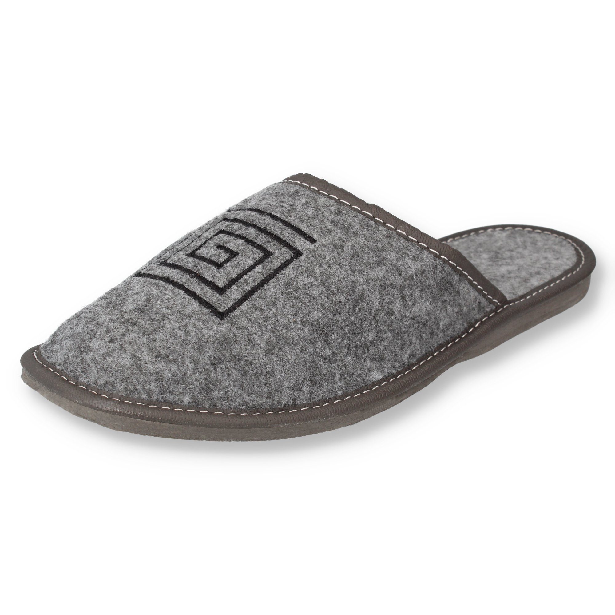 filsko Elegante Hausschuhe Hausschuh mit Stickmuster