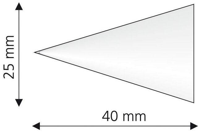 Gardinenstangen-Endstück Cone, Liedeco, Gardinen, Ø Gardinenstangen für mm schwarz (Set, 2-St), 16