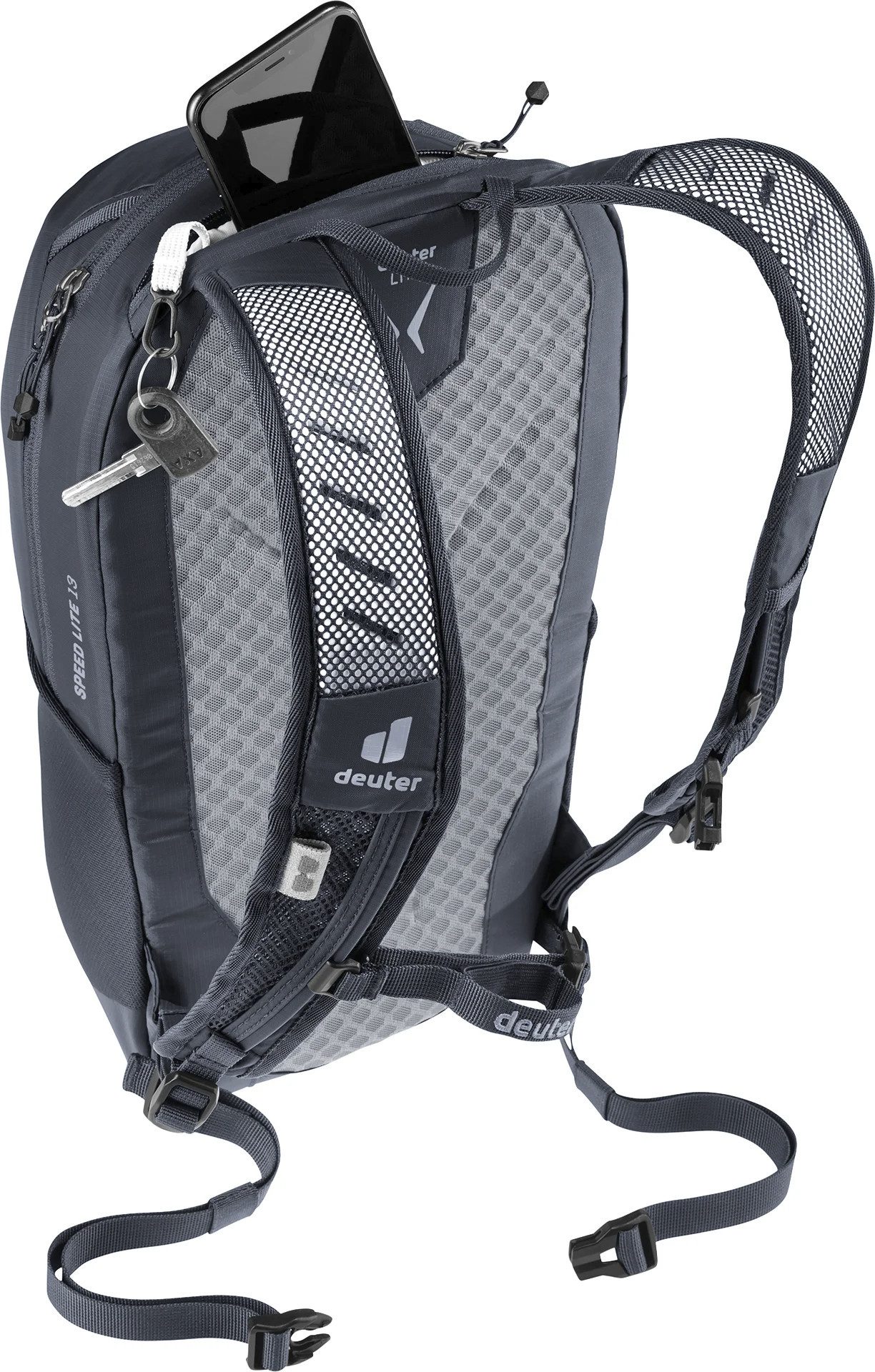 deuter Wanderrucksack SPEED LITE 13, für Erwachsene, innenfach und zwei Seitentaschen