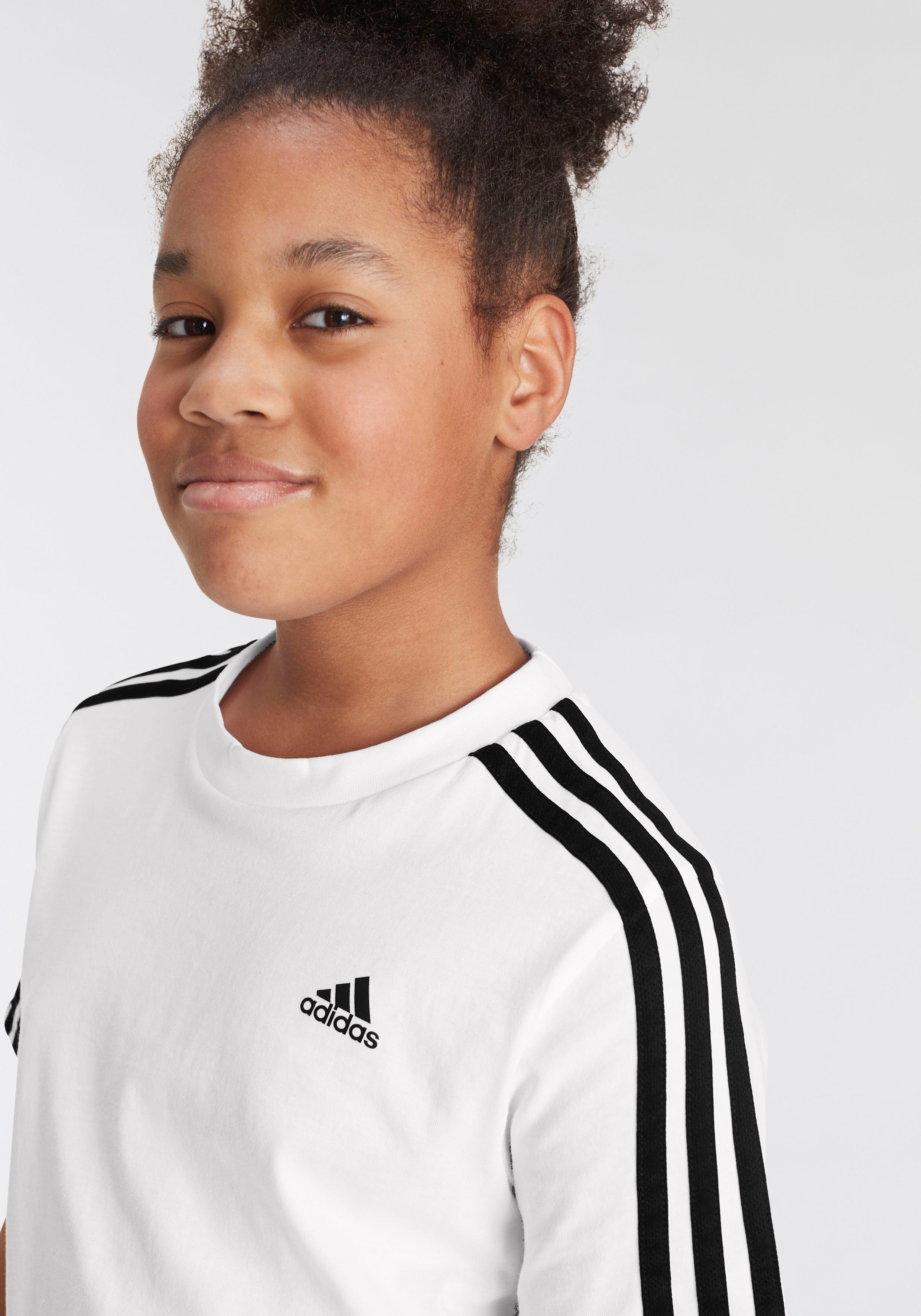 adidas Sportswear T-Shirt U 3S Black / TEE White