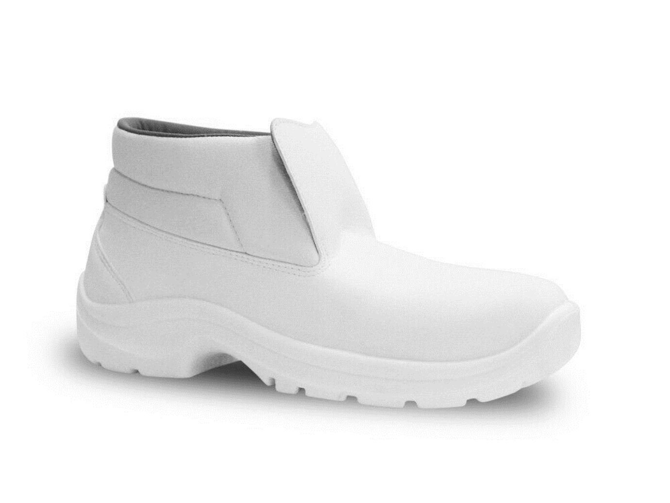 VIDAR Sicherheitsschuhe weiß knöchelhoch mit Stahlkappe S2 Sicherheitsschuh Zehenschutz - Stahlkappe 200 Joule