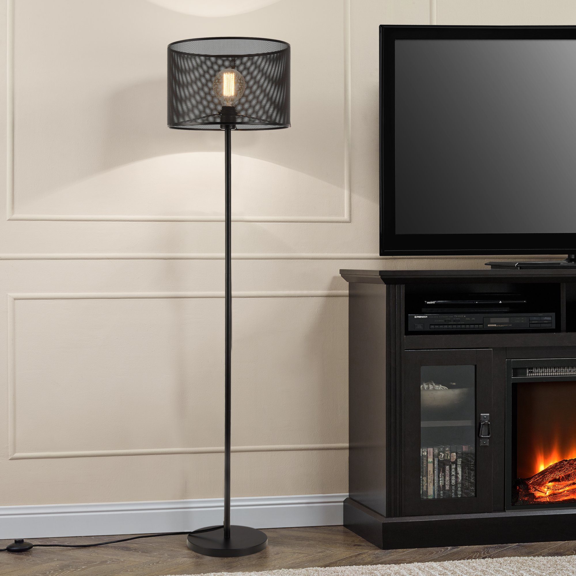 lux.pro Stehlampe, ohne Leuchtmittel, »Hjo« Stehleuchte Design Standlampe günstig online kaufen