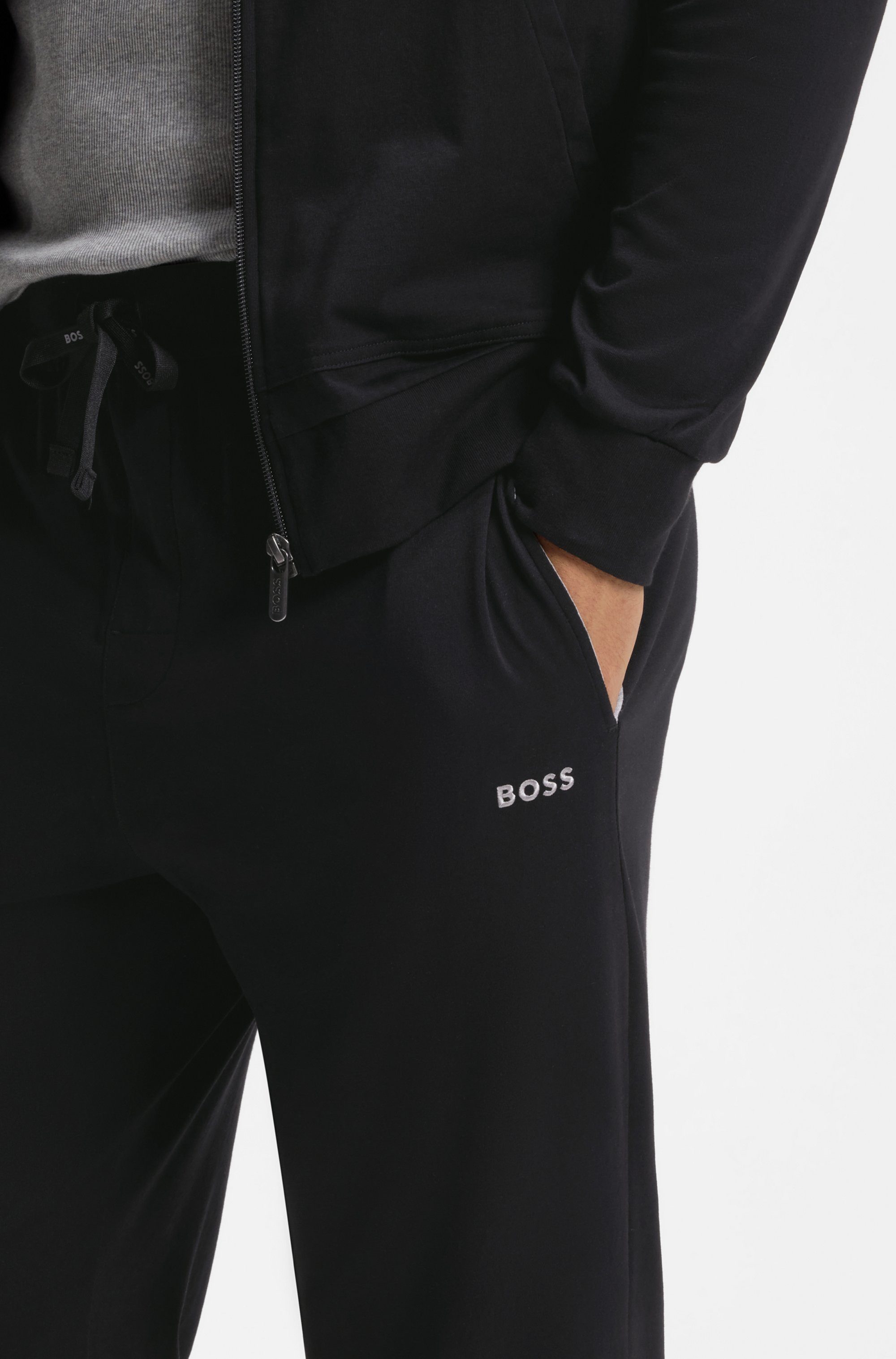 BOSS Sweathose Mix&Match Pants mit BOSS Aufdruck auf dem Kordelzug