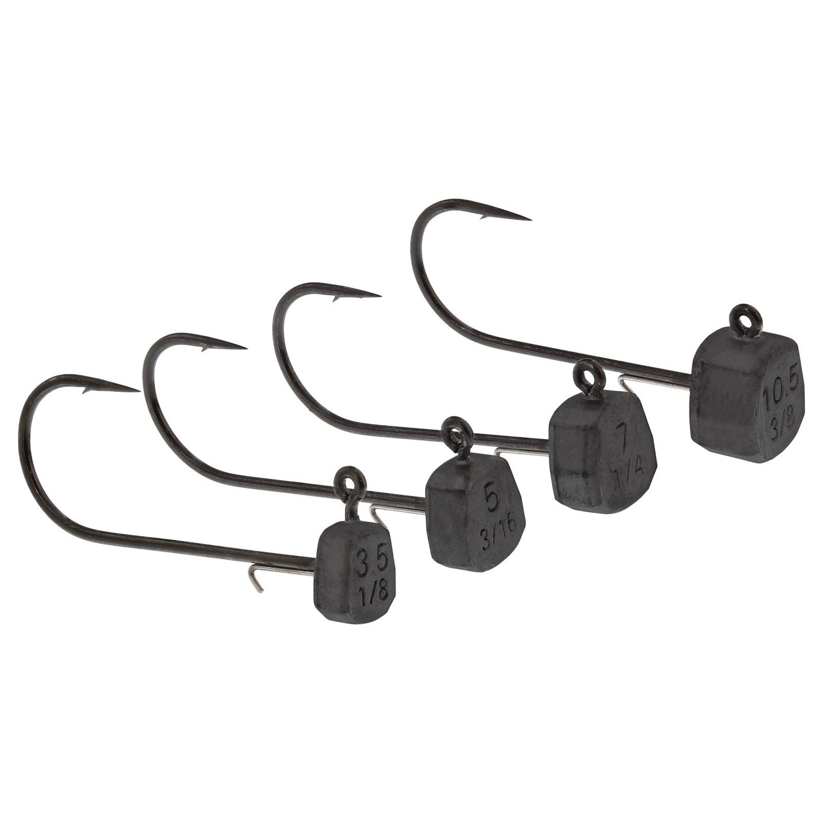 WESTIN Jighaken, Westin Ned Jig Head #1/0 3.5g Black Nickel Tungsten Jigkopf Jighead