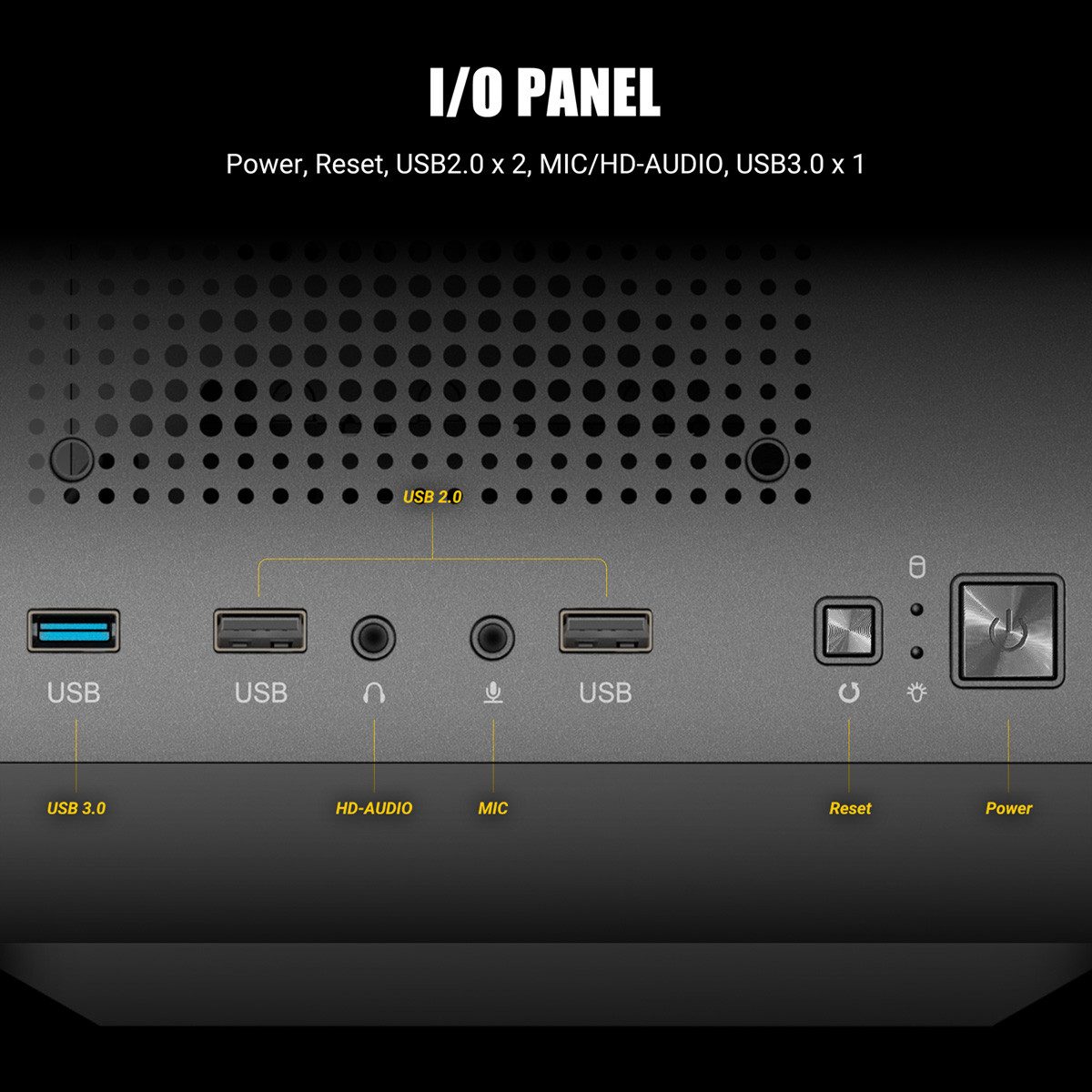 Antec PC-Gehäuse AX20 PC Gehäuse Midi Tower Gaming Black ATX