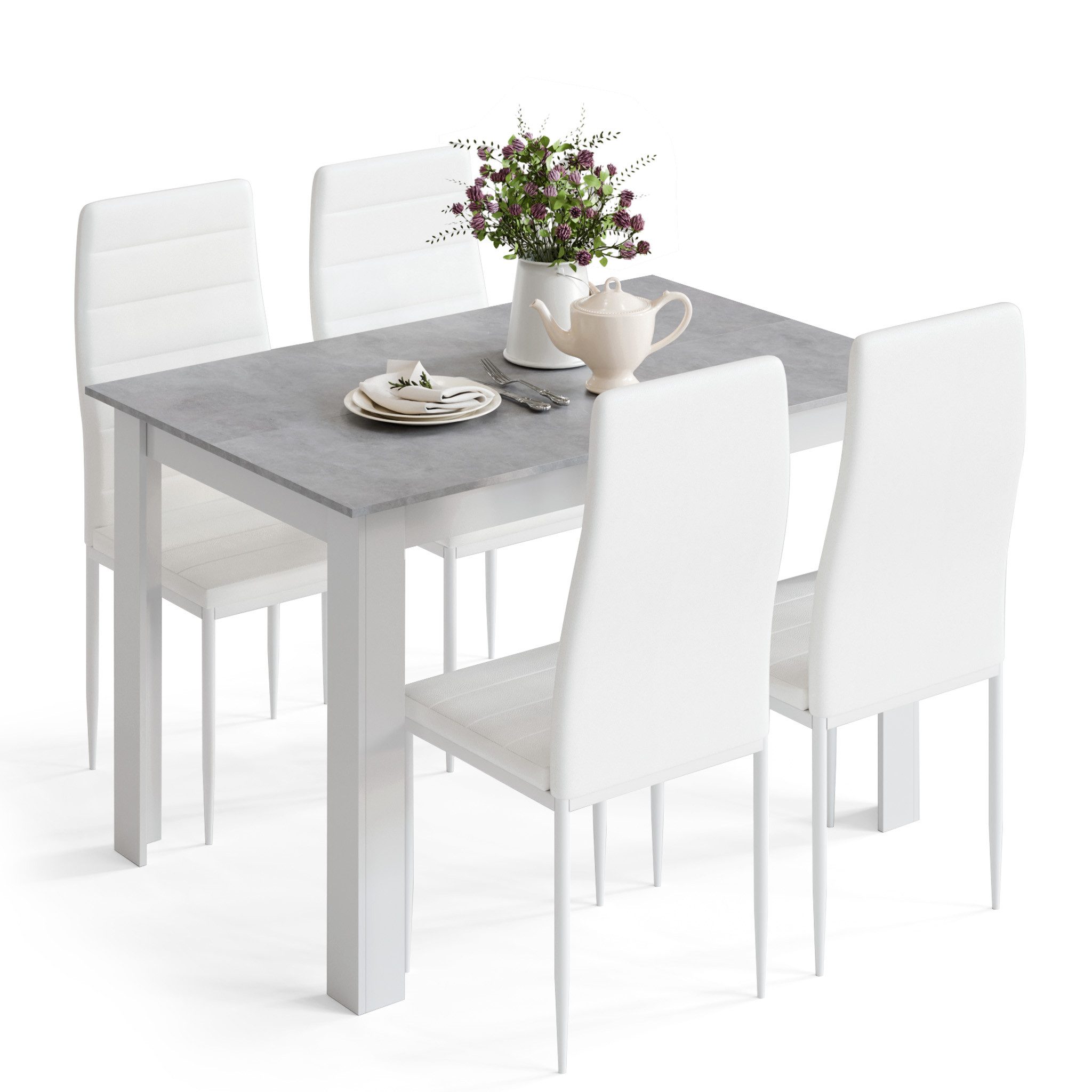 Mondeer Essgruppe Esszimmergruppe (Set, 5-tlg), (1 günstig online kaufen