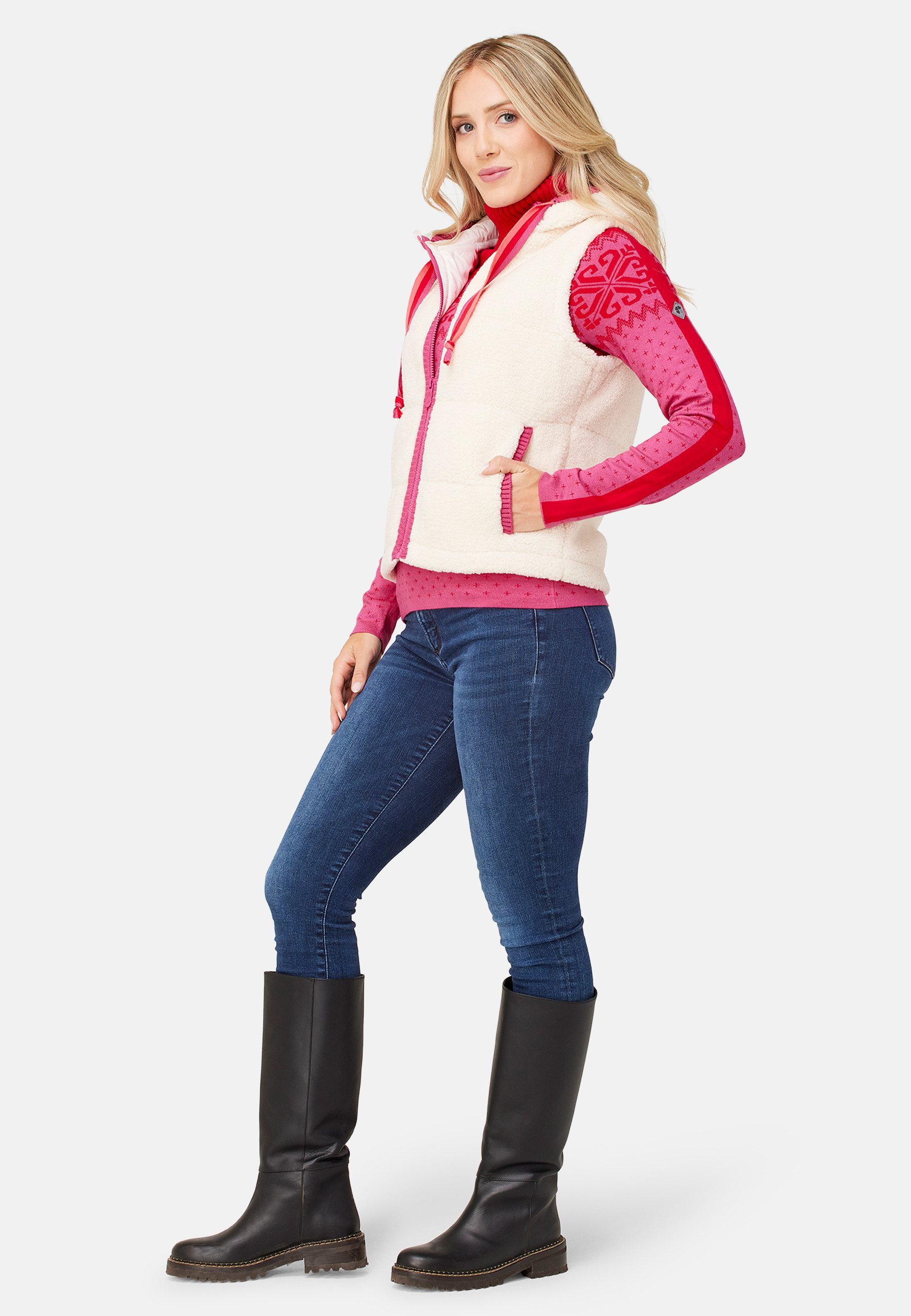 Krimson Klover Steppweste Bella Hoody Vest (1-tlg)