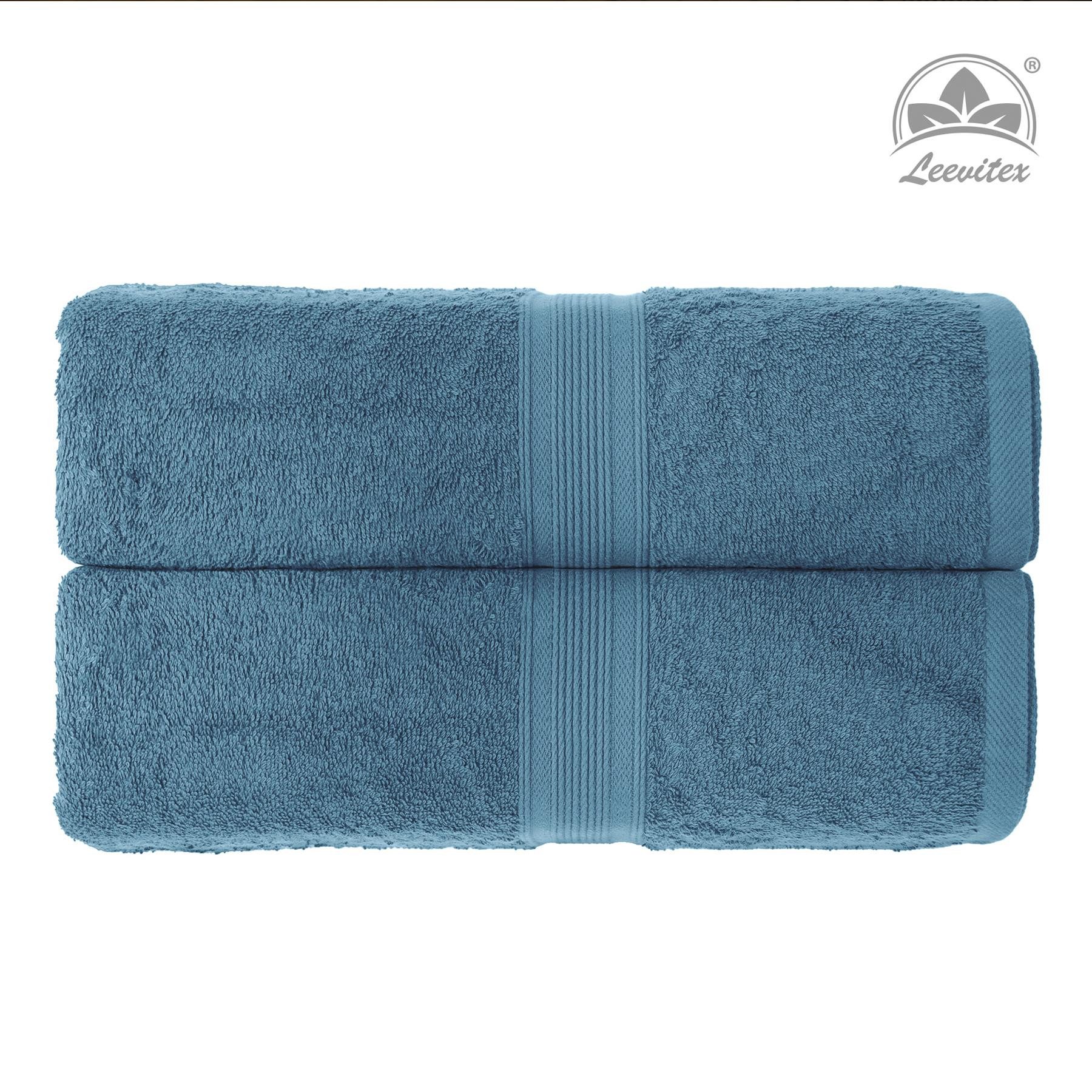 leevitex® Duschtuch Duschtuch 2er Set Duschtuch günstig online kaufen