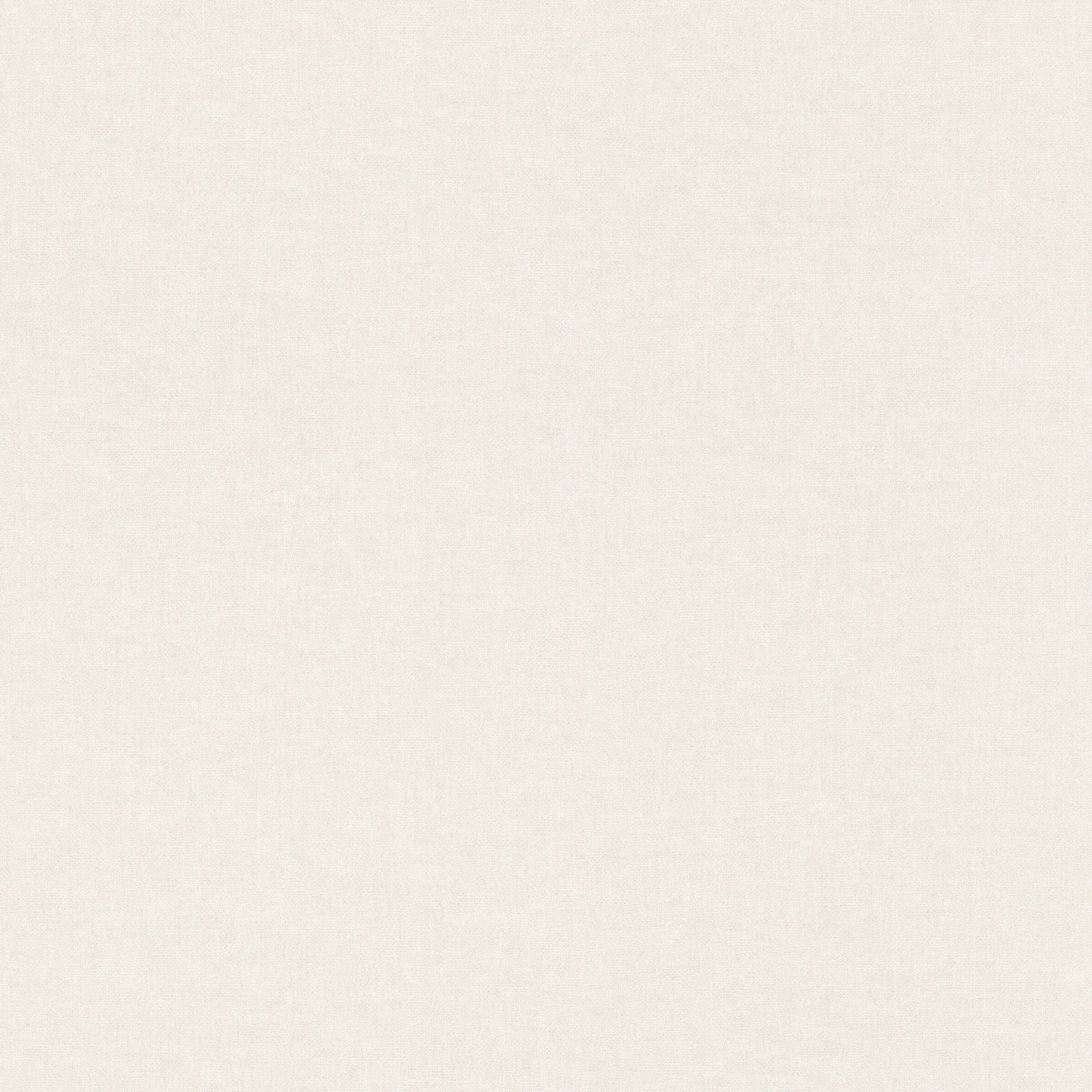 Rasch Vliestapete Leinenoptik Uni Weiß Creme, glatt, Leinenoptik, Aquarelloptik, Textiloptik, (1 Rolle, 1 St., Kollektion 'Kids World II' - 10,05 m x 0,53 m), gute Lichtbeständigkeit, feucht abwischbar, restlos abziehbar