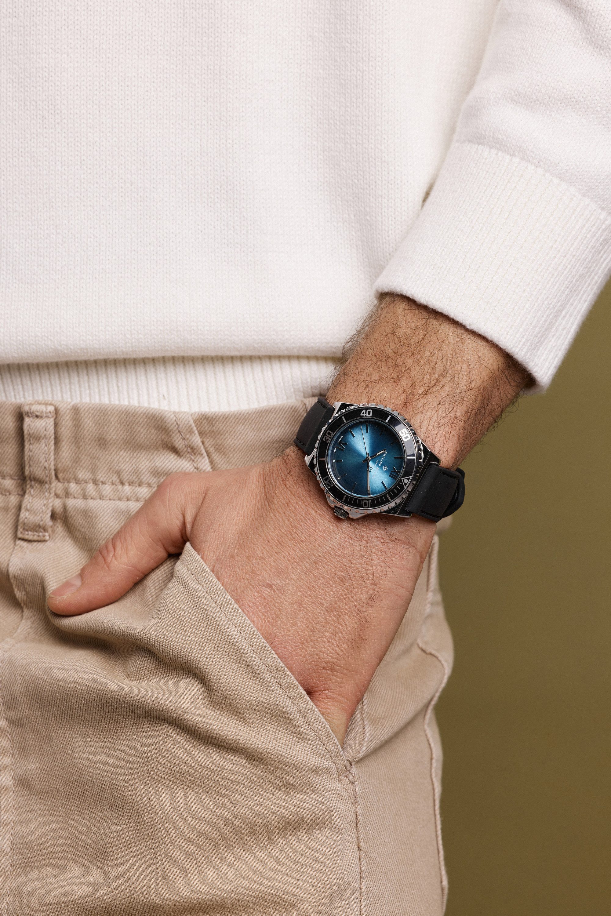 PHILIPP BLANC Quarzuhr PD1-S170S Onex Rubber link