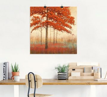 Artland Wandbild Herbst Baum II, Bäume (1 St), als Leinwandbild, Poster in verschied. Größen