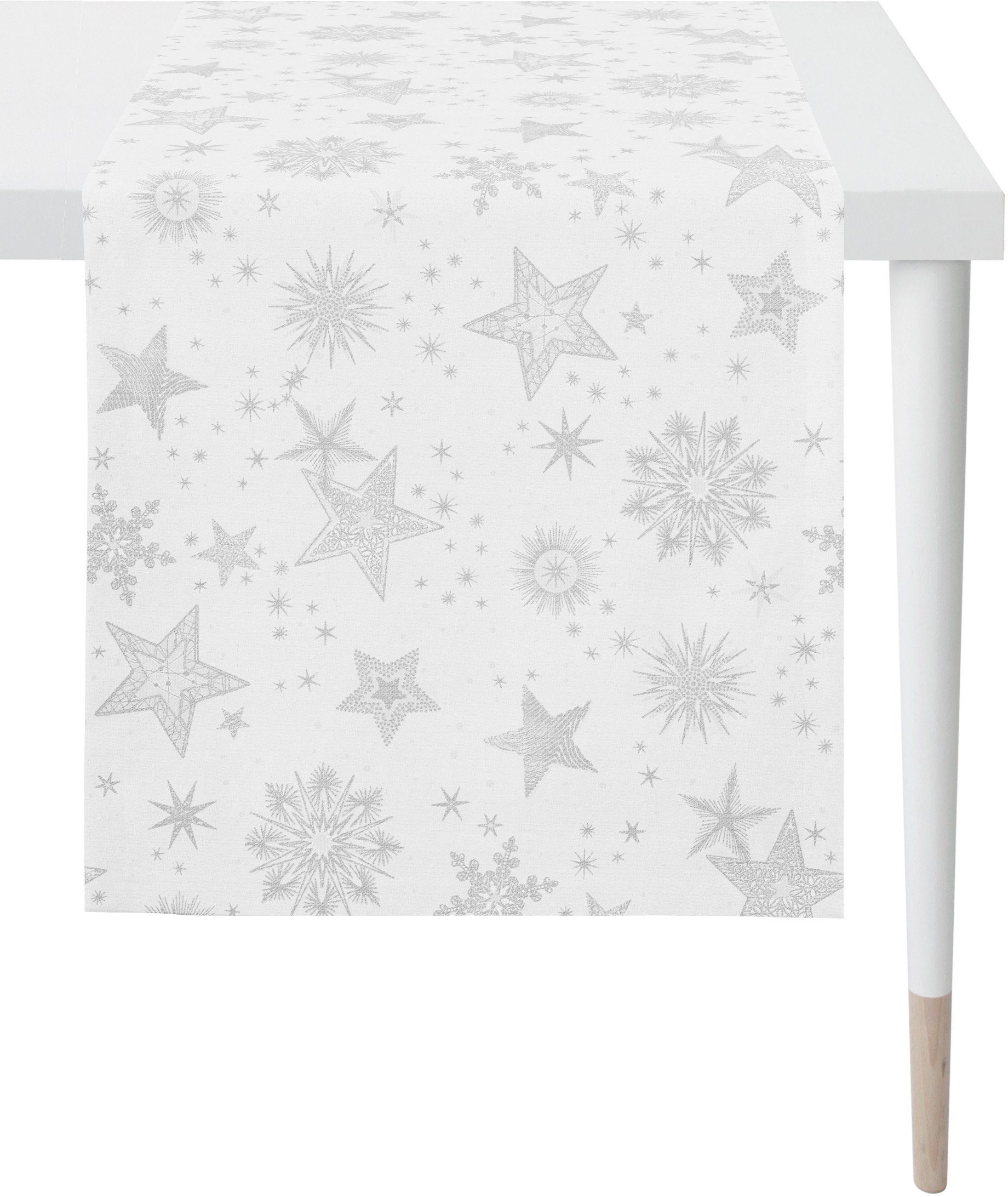 APELT Узкие скатерти 9602 CHRISTMAS ELEGANCE, Weihnachtsdeko, Weihnachten (1-tlg), Lurex-Jacquardgewebe