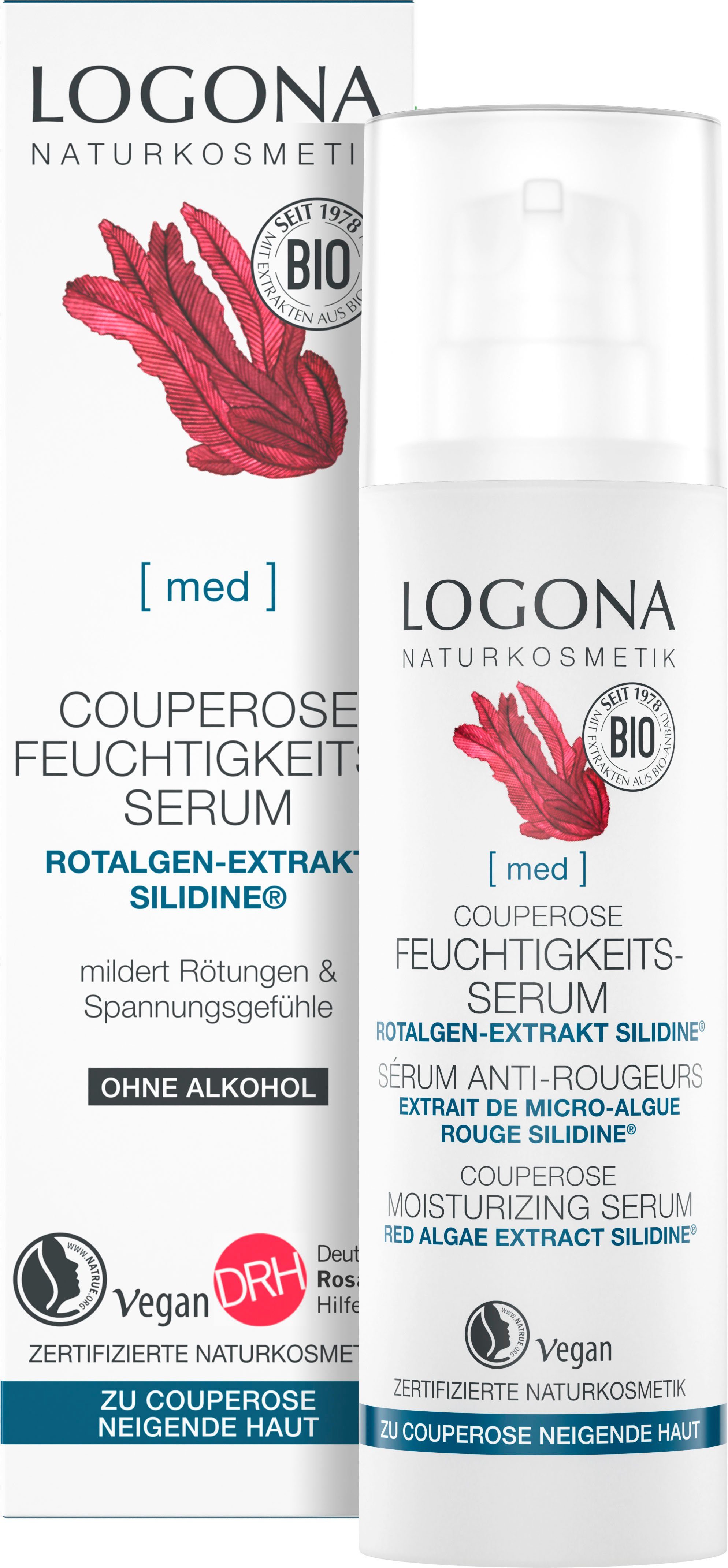 Couperose Logona LOGONA Gesichtsserum [med] Feuchtigkeits-Serum