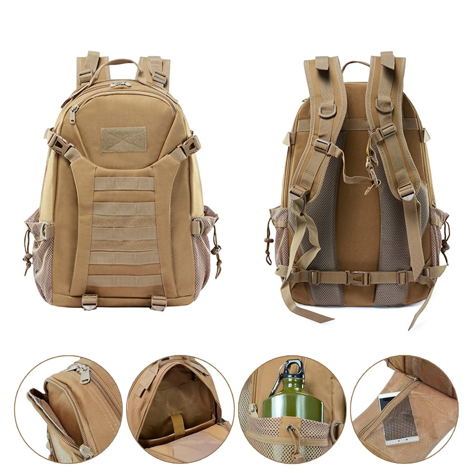 OKWISH Wanderrucksack Militär Rucksack Wander Militärrucksack günstig online kaufen