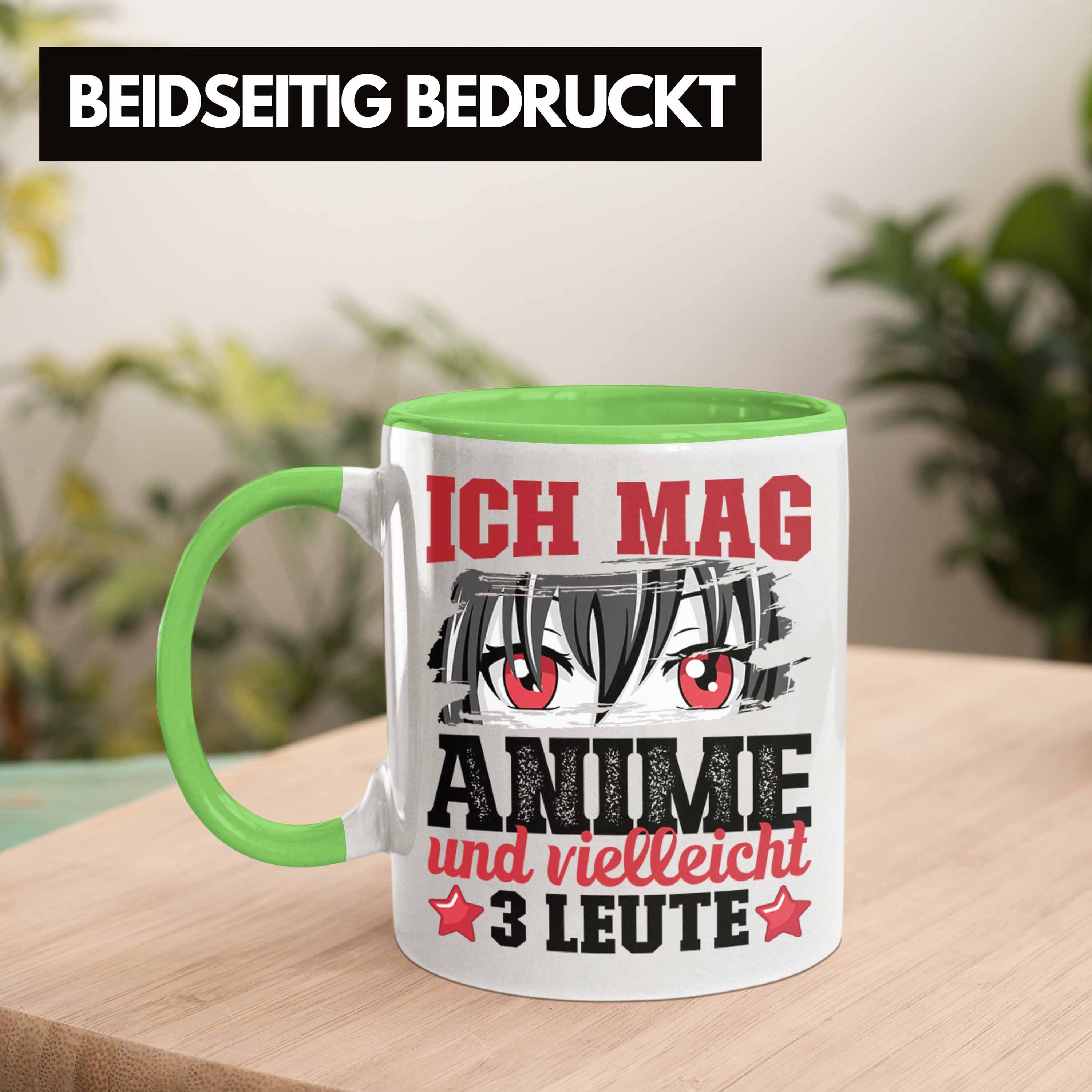 Trendation Tasse Geschenk Anime Und Anime-Liebhaber Geschenkidee Tasse Anime Mag Grün Vi Ich