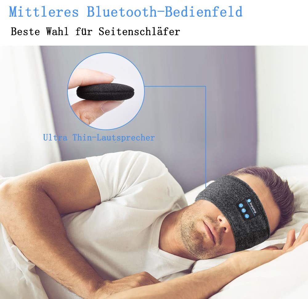 Jormftte Stirnband Schlaf Kopfhörer,Bluetooth Sport Kopfhörer