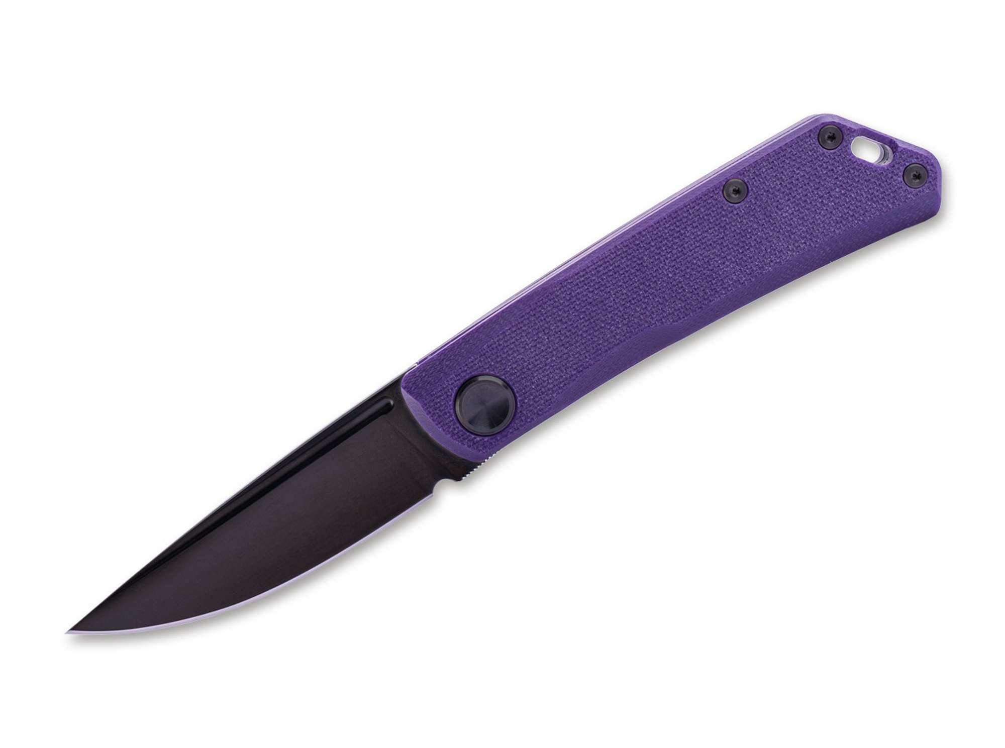 Real Steel Taschenmesser Taschenmesser Luna Lux G10 Purple DLC