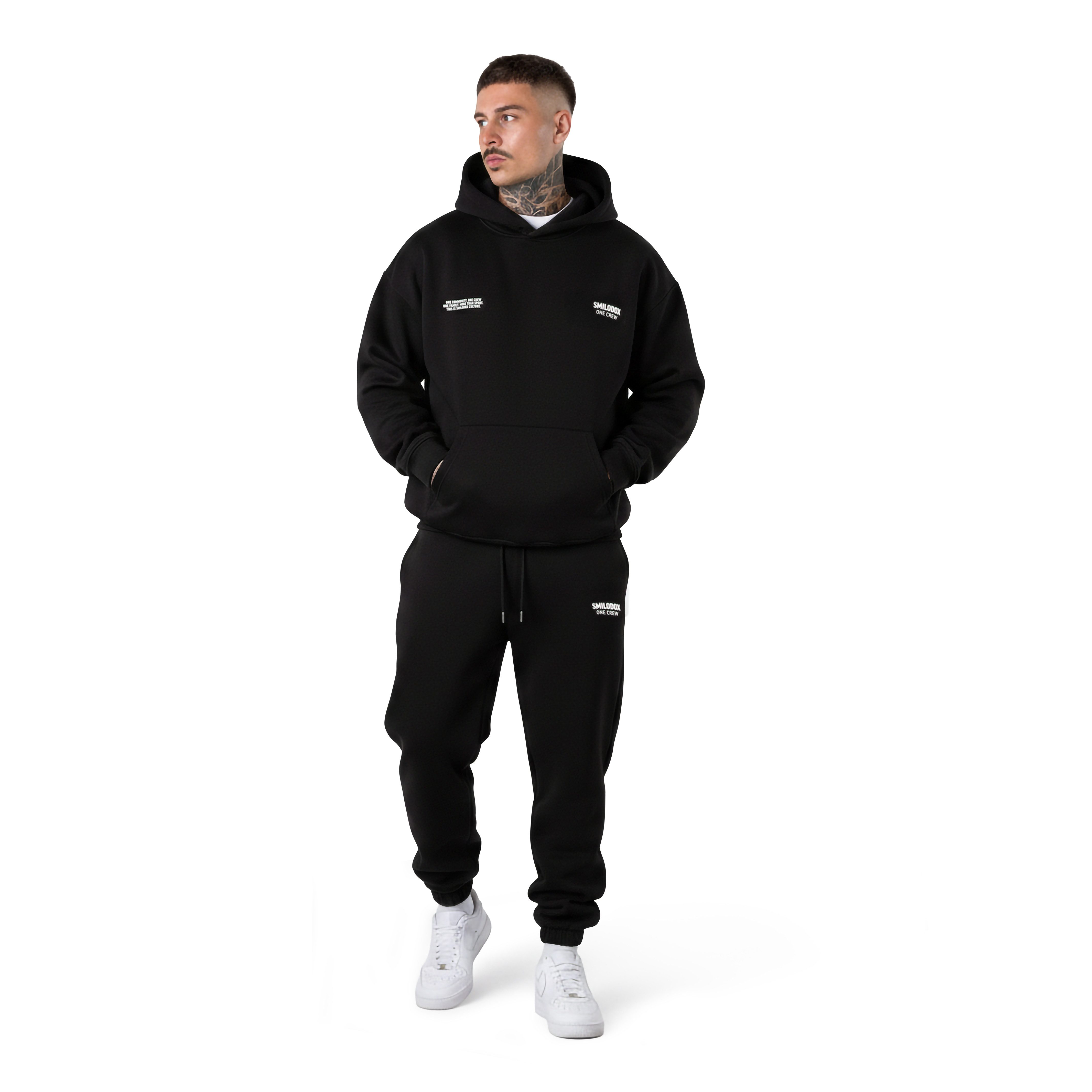 Smilodox Jogginganzug Levian, hochwertiges Set aus Hoodie und Jogginghose, Oversized, Oversize