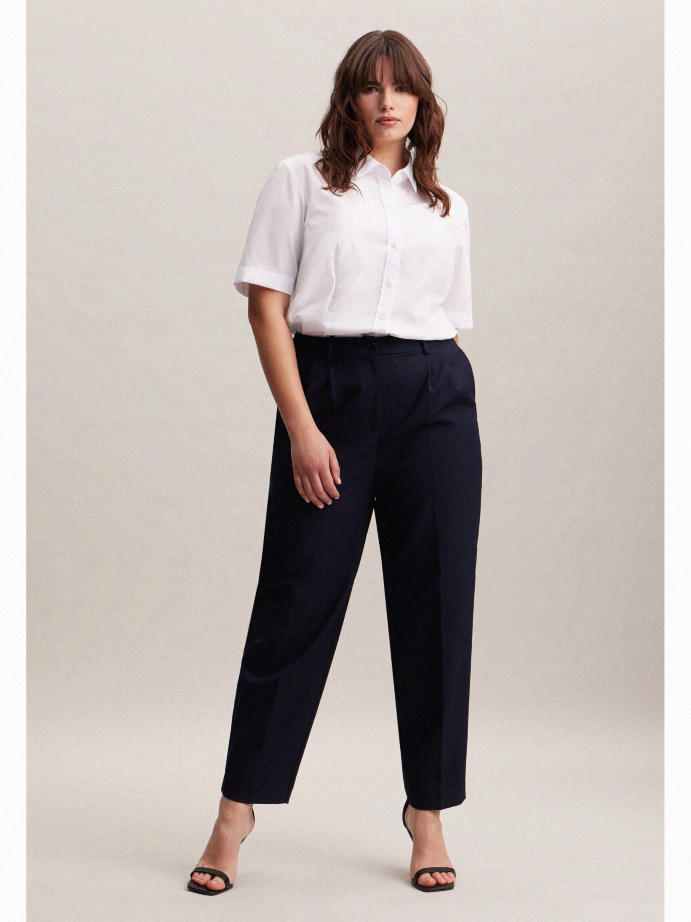 seidensticker Langarmbluse Schwarze Rose (1-tlg) Plain/ohne Details günstig online kaufen