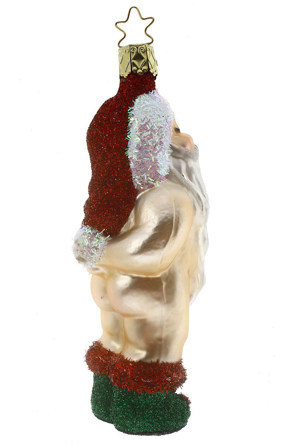 Hamburger Weihnachtskontor Christbaumschmuck Weihnachtsmann, Inge-Glas® Manufaktur - Dekohänger - mundgeblasen - handdekoriert