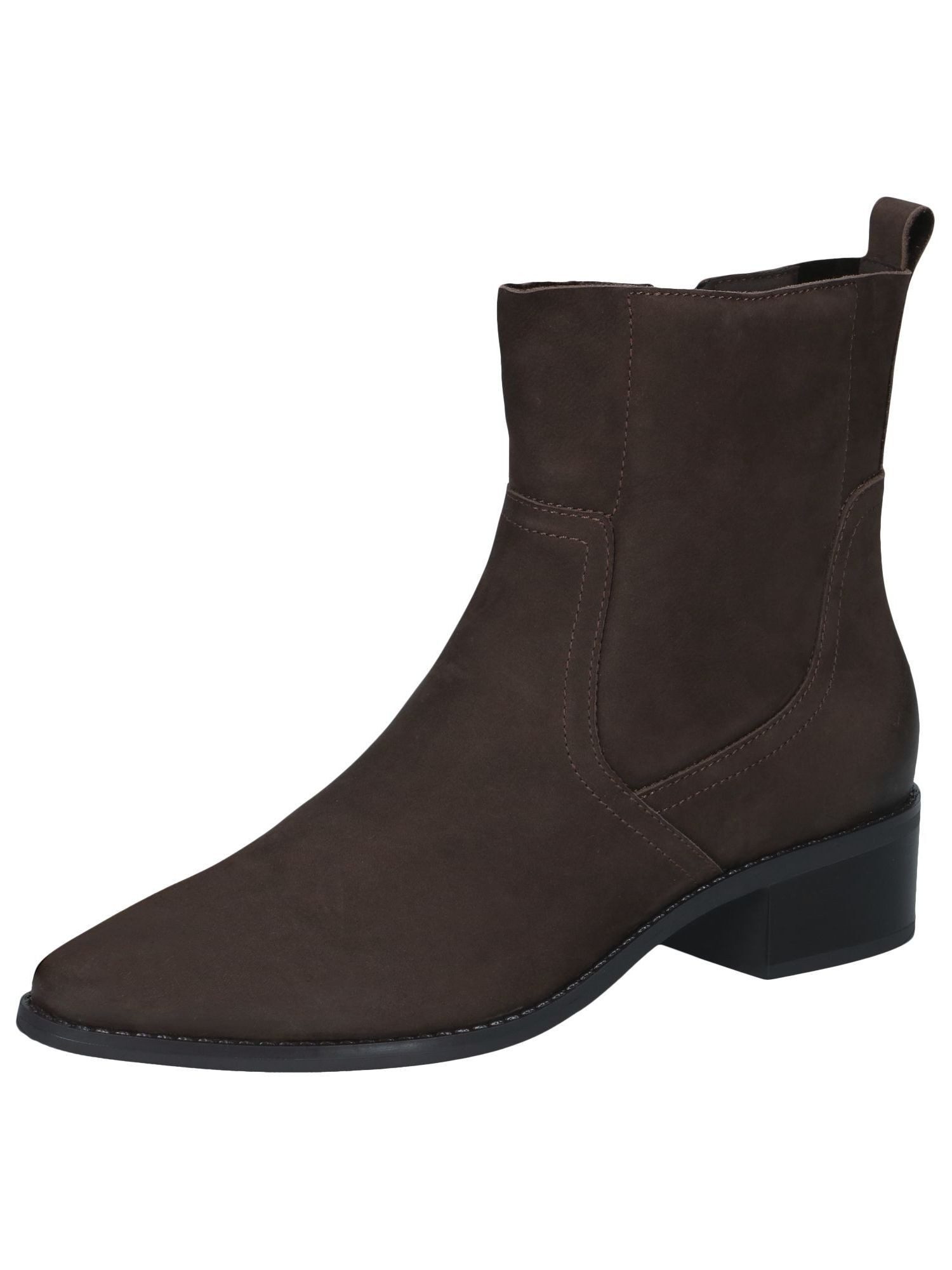 CAP Memotion aus Leder Blockabsatz 9-25310-47 Stiefelette