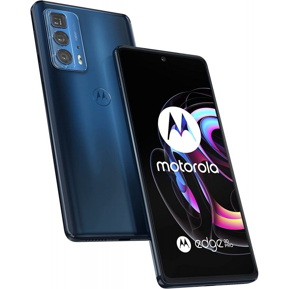 Motorola XT2153-1 Edge 20 Pro 5G 256 GB / 12 GB - Smartphone - midnight blue Smartphone (6,7 Zoll, 256 GB Speicherplatz)