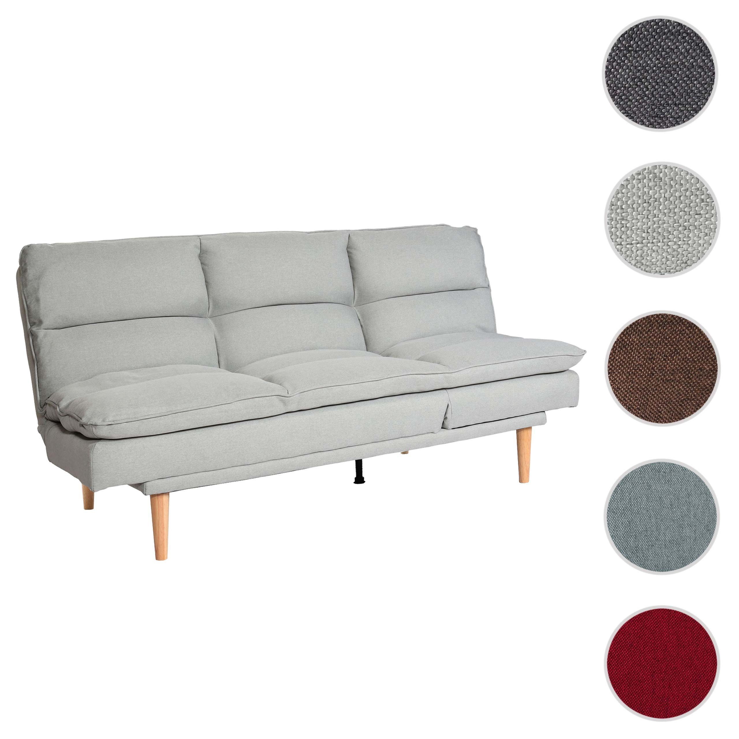 Hohe Großzügige mint-grau Standfestigkei, mint-grau Schlafsofa Liegefläche MCW-M79, | MCW