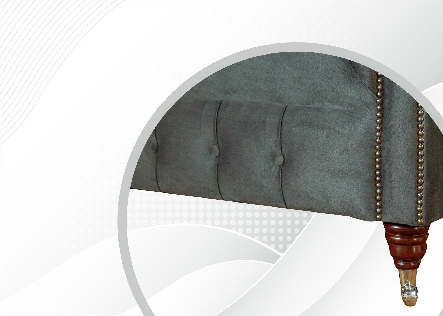 JVmoebel Chesterfield-Sofa, 165 2 Sitzer cm Couch Chesterfield Design Sofa