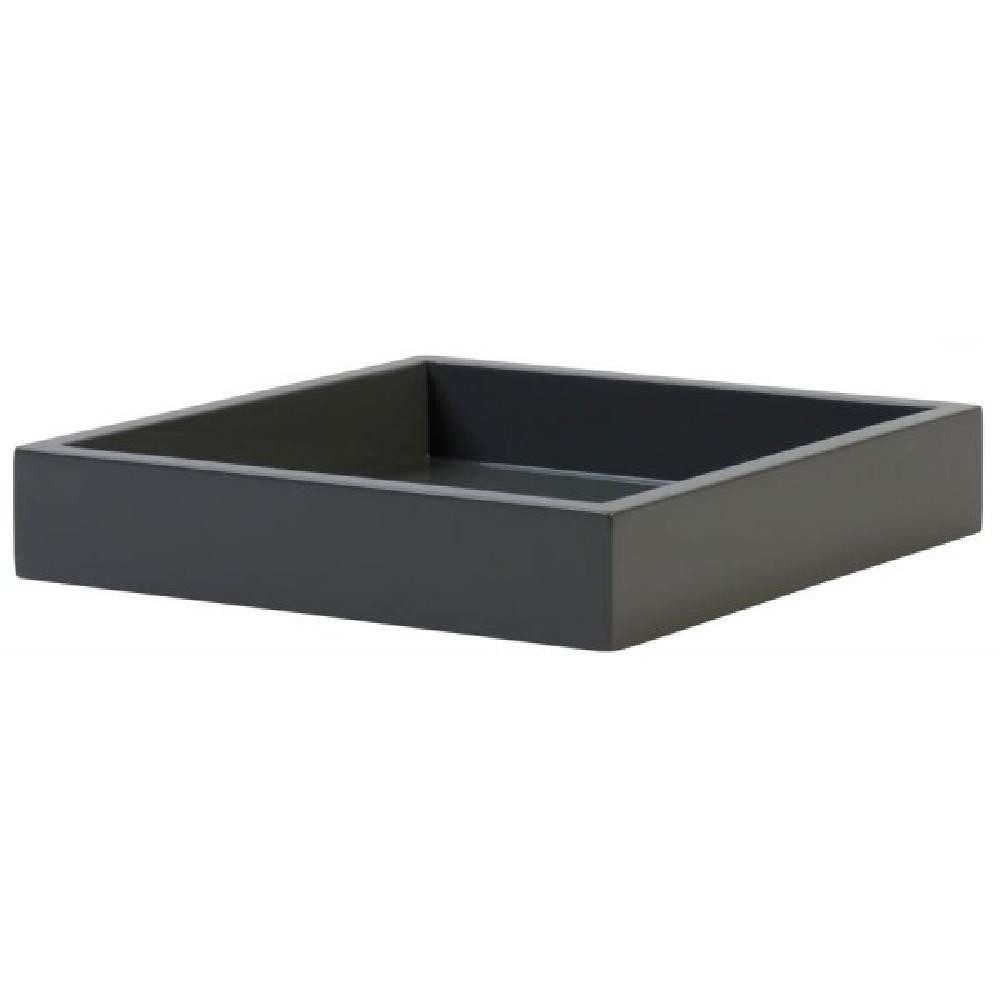 Giftcompany Tablett Tablett Spa Graphite Grau (19x19cm)
