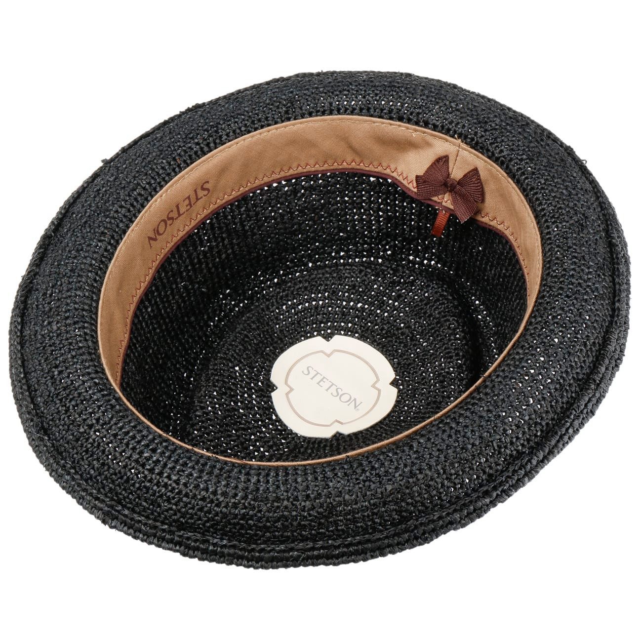 Stetson Sonnenhut (1-St) Strohhut mit Lederband