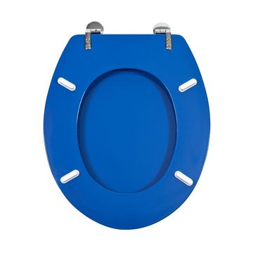 Grafner WC-Sitz WC Sitz mit Absenkautomatik Motiv Blue Whirl Toilettendeckel, mit Absenktautomatik