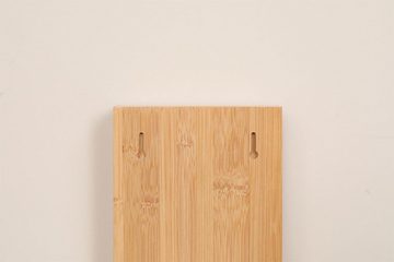 Terra Home Schlüsselkasten B19xH27xT6 cm, mit 8 Schlüsselhaken, nachhaltig, Holz Schlüsselbox, mit Magnetverschluss,8 Schlüsselhaken