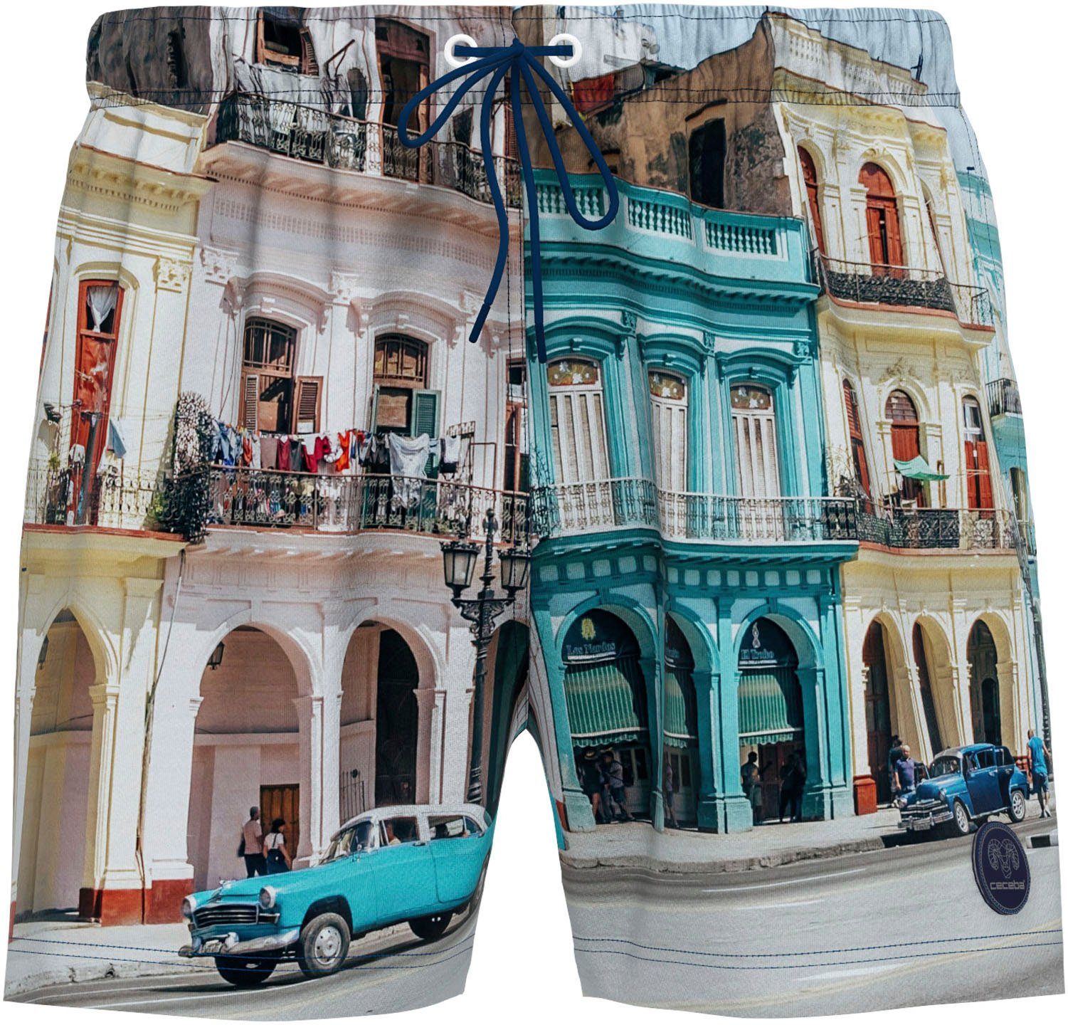 CECEBA Badeshorts mit tollem Print für warme Sommertage, bequem, schnelltro günstig online kaufen