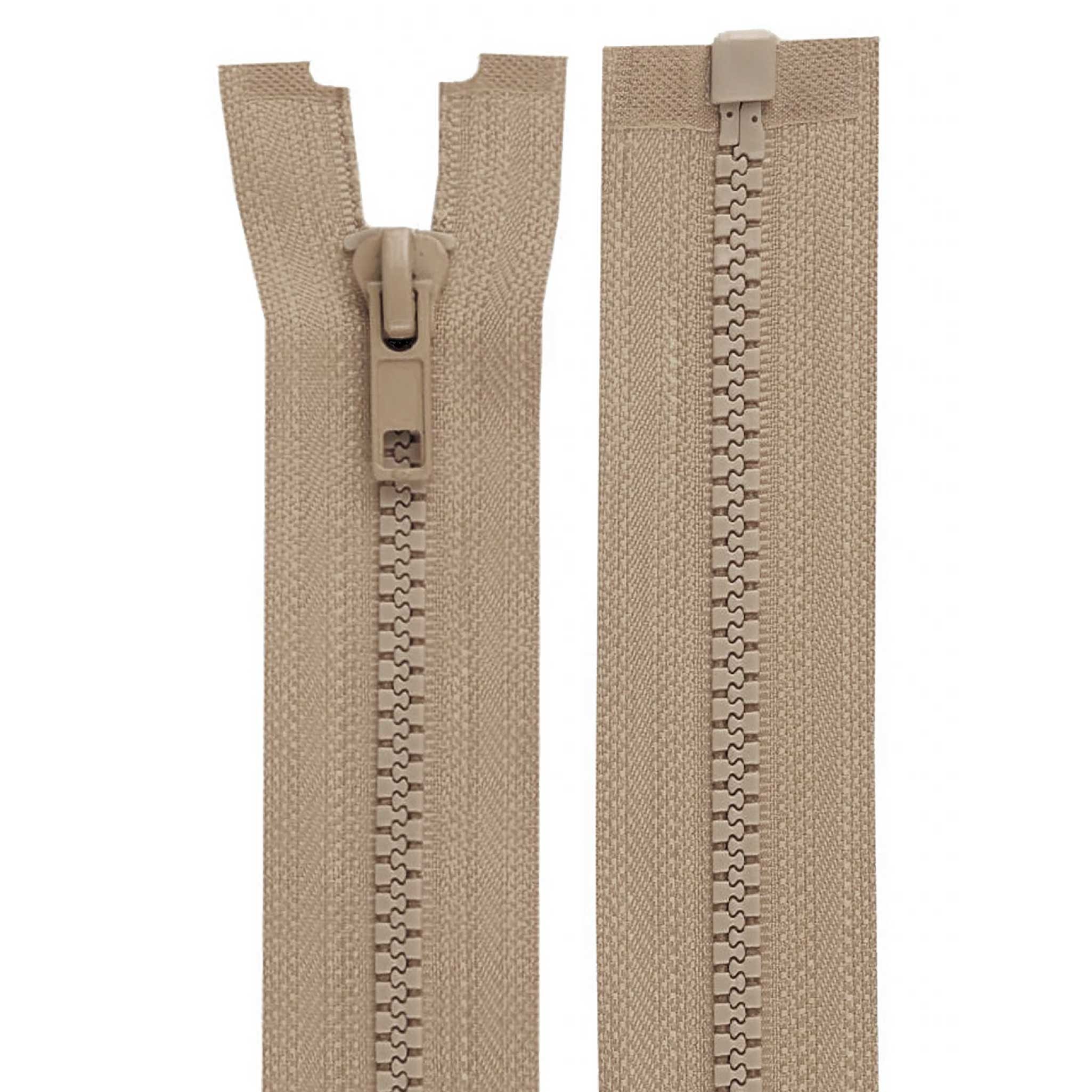 maDDma Reißverschluss 1 Profil-Reißverschluss 5mm 95cm teilbar Autolock Farbwahl, beige