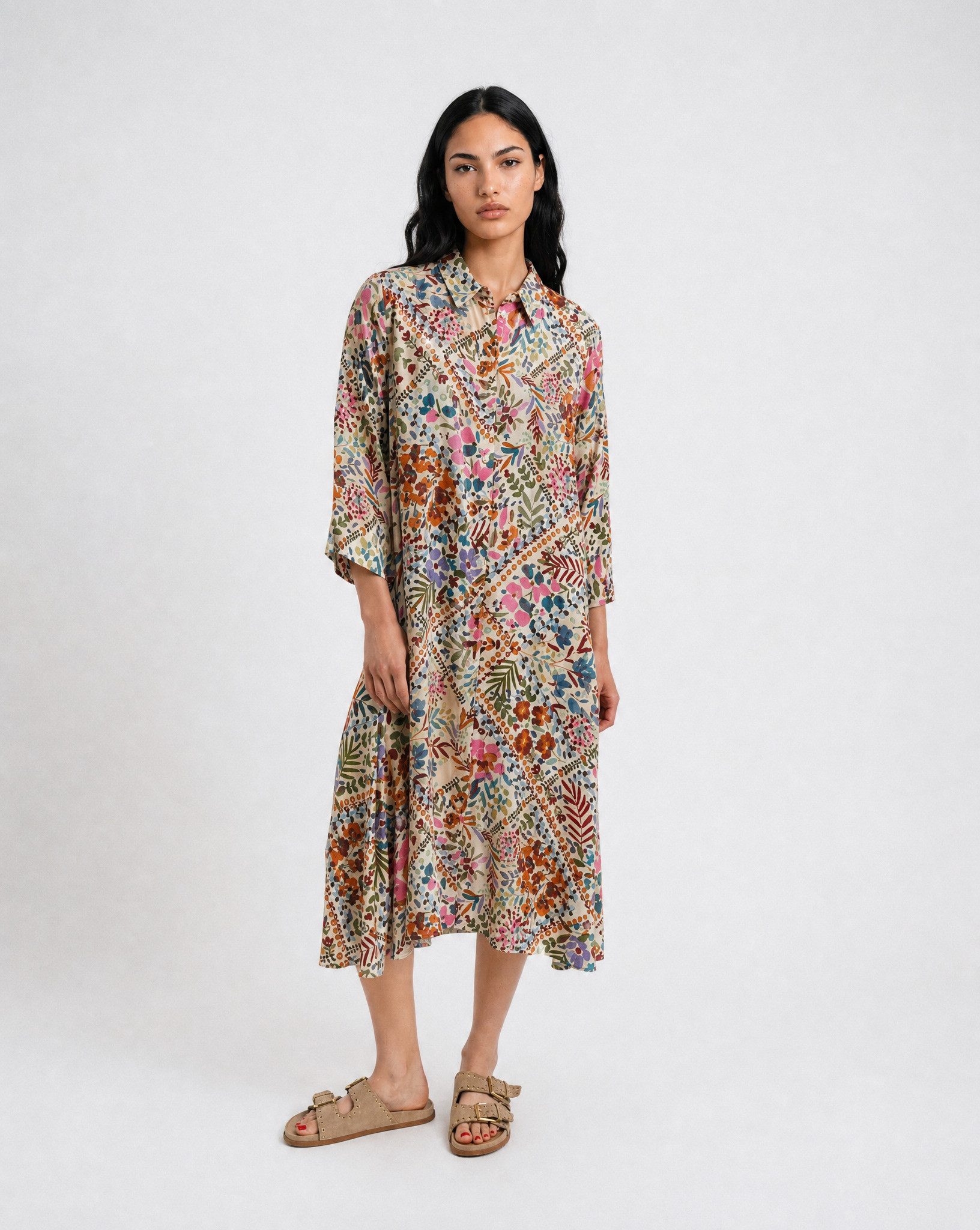 Smith & Soul Maxikleid mit Taschen