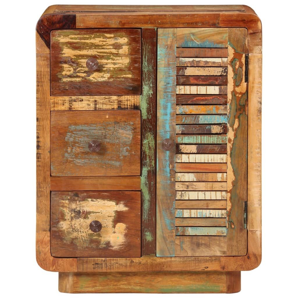 furnicato Sideboard mit 3 Schubladen 55x30x70 cm Altholz Massiv (1 St)