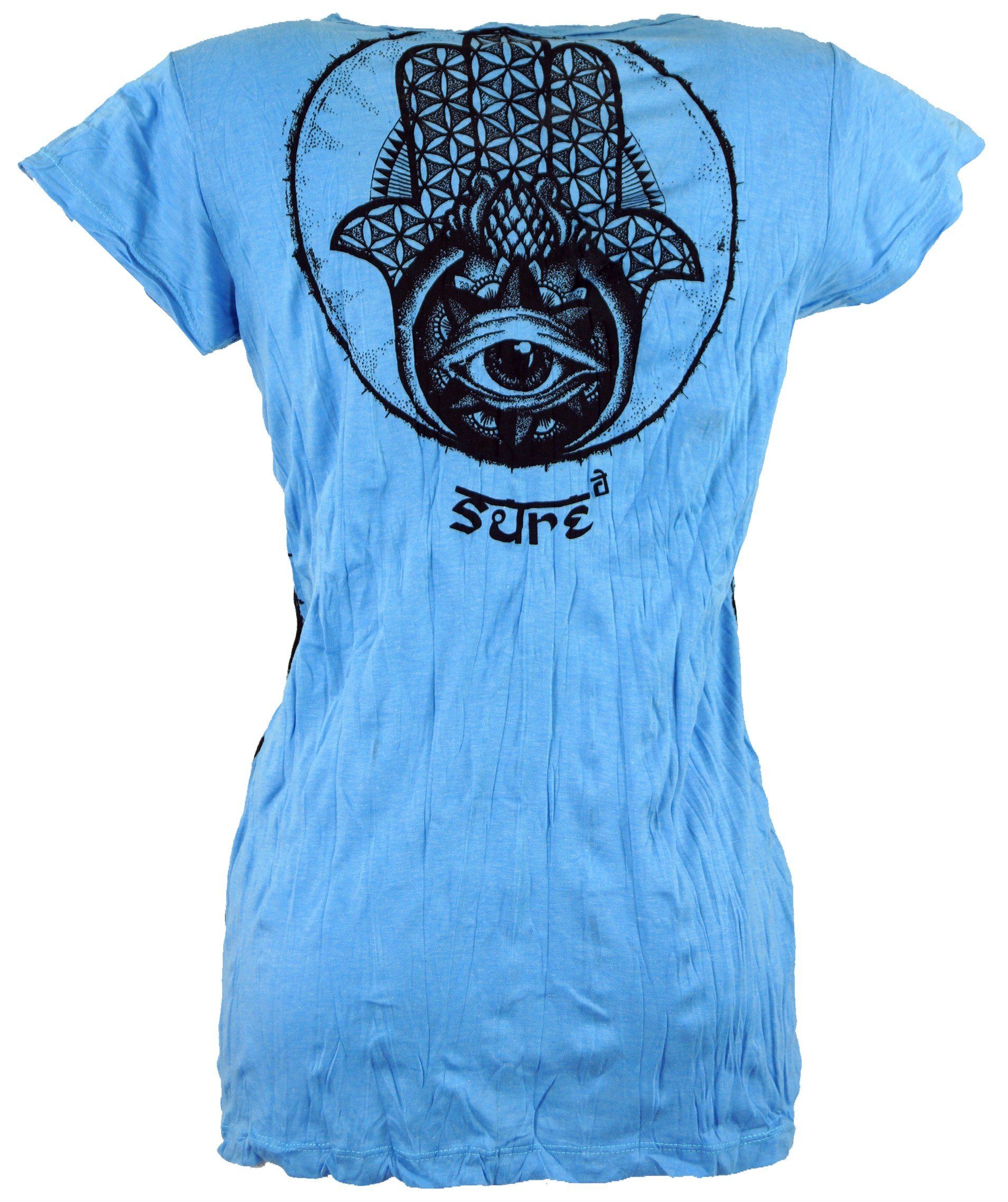 Guru-Shop T-Shirt Sure T-Shirt Fatimas Hand günstig online kaufen