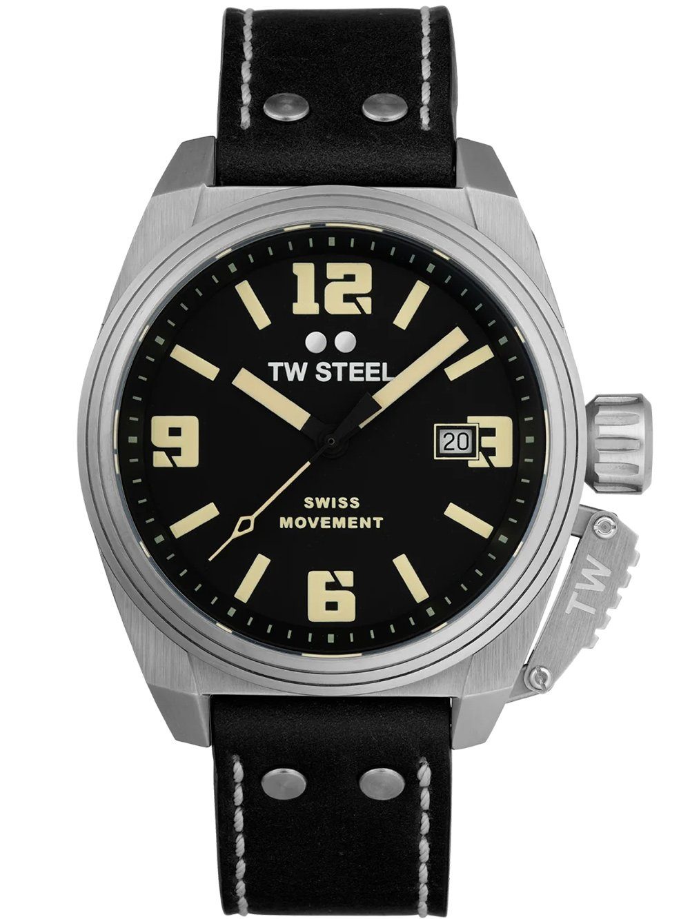 TW Steel Quarzuhr TW-Steel TW1101 Canteen Herrenuhr 42mm 10ATM TW-Steel TW1101 Canteen Herrenuhr 42mm 10ATM