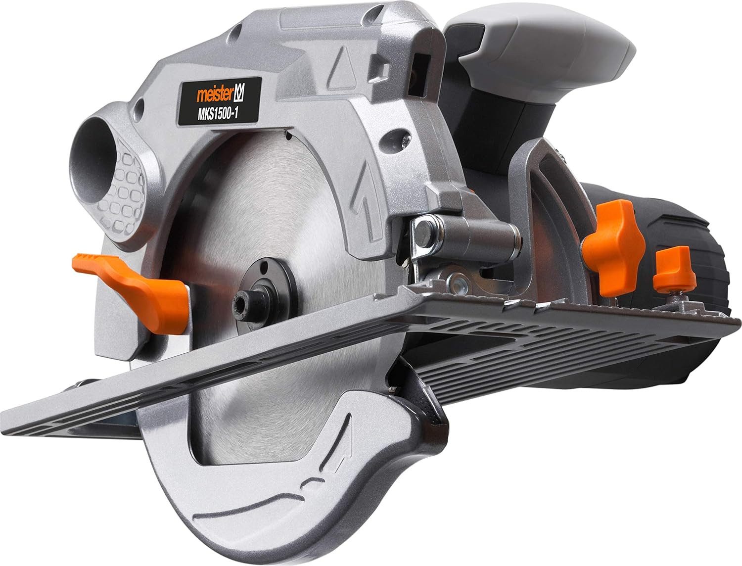 Meister Werkzeuge Handkreissäge Handkreissäge MKS1500-1 Kreissäge Säge 1500W Laser Betriebsanzeige